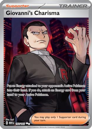 Giovanni's Charisma (MEW-197) (Holofoil)
