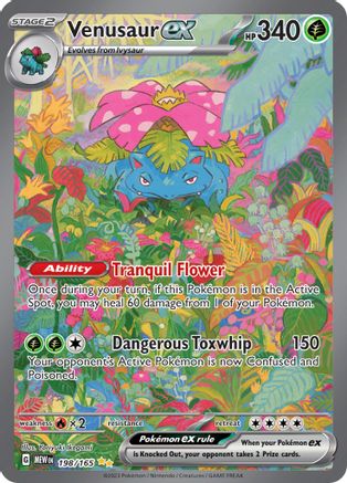 Venusaur ex (MEW-198) (Holofoil)