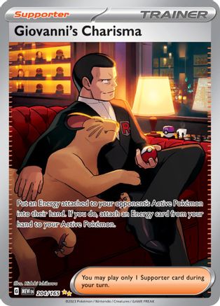 Giovanni's Charisma (MEW-204) (Holofoil)