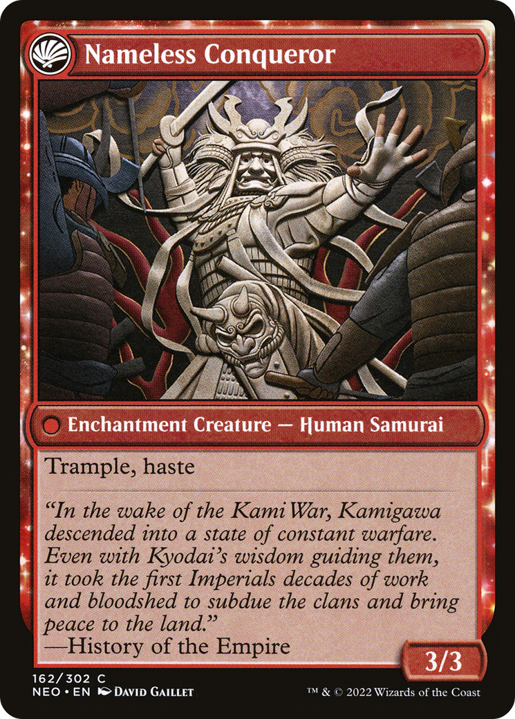 The Shattered States Era // Nameless Conqueror (NEO-162) (Foil)