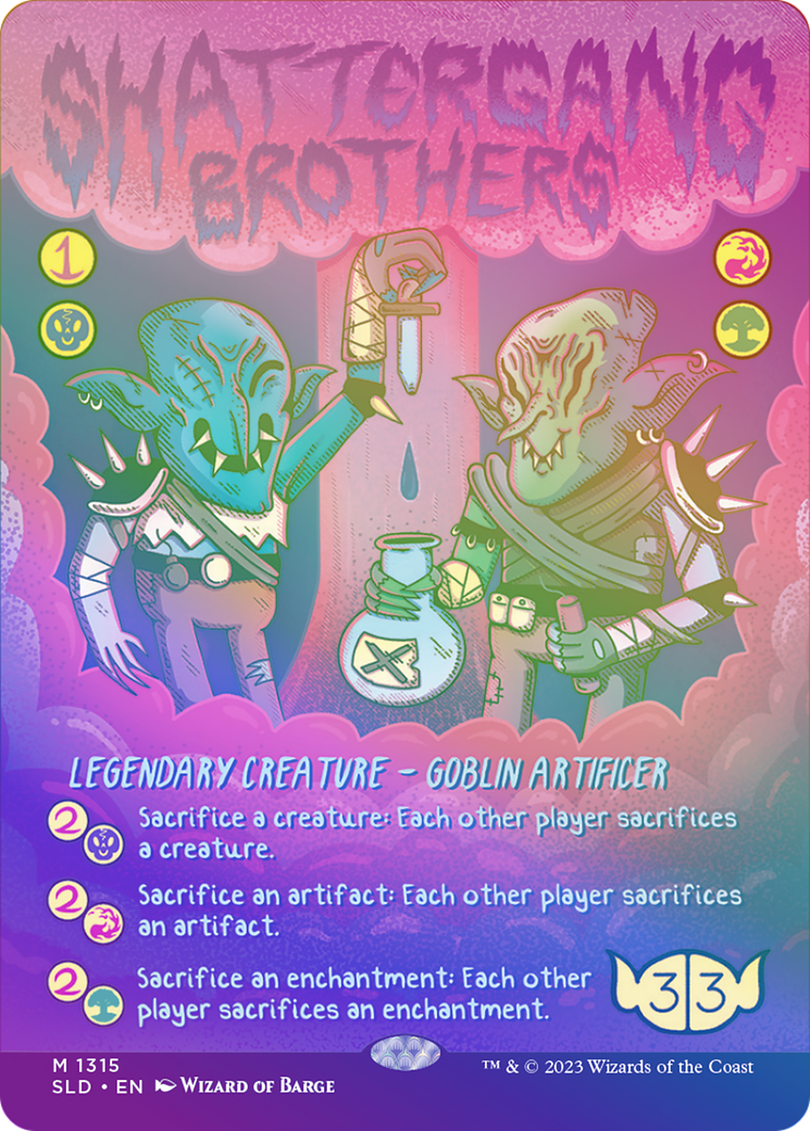Shattergang Brothers (SLD-1315★) (Borderless) (Foil)