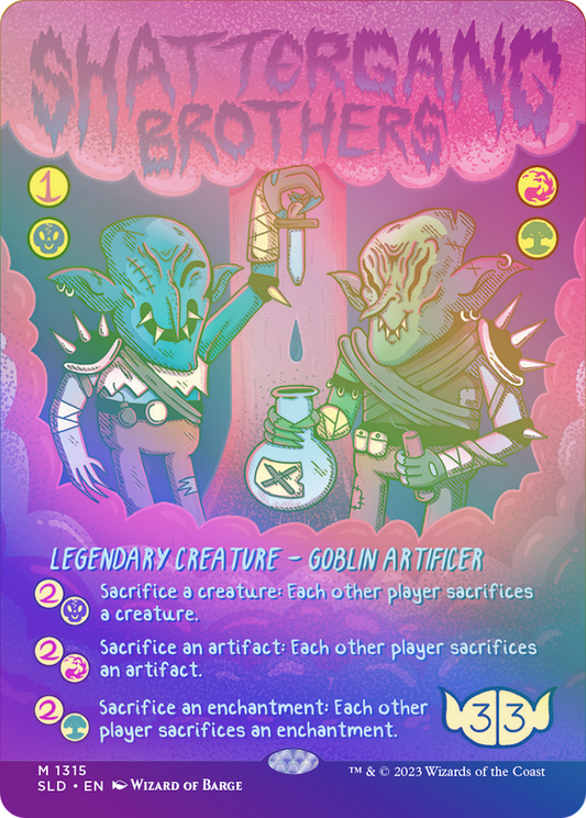 Shattergang Brothers (SLD-1315★) (Borderless) (Foil)
