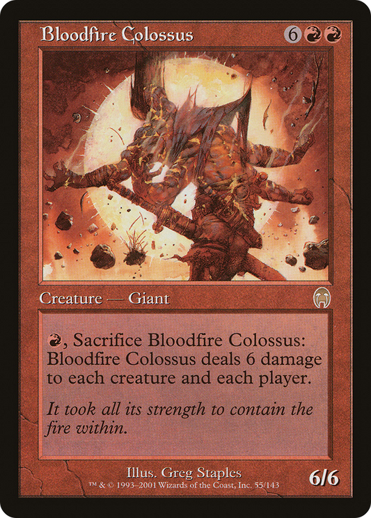 Bloodfire Colossus (APC-055) (Foil)