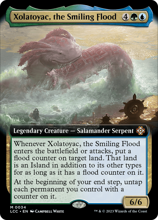 Xolatoyac, the Smiling Flood (LCC-034) (Extended Art) (Foil)