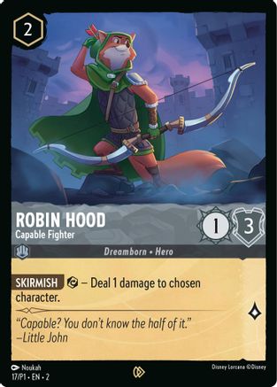 Robin Hood - Capable Fighter (DLPC-017) (Cold Foil)