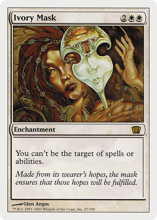 Ivory Mask (8ED-027★) (Foil)