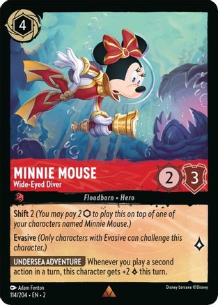 Minnie Mouse - Wide-Eyed Diver (2-114)