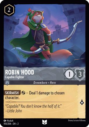 Robin Hood - Capable Fighter (2-193) (Cold Foil)