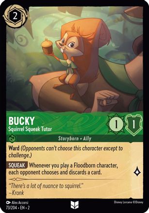 Bucky - Squirrel Squeak Tutor (2-073) (Cold Foil)
