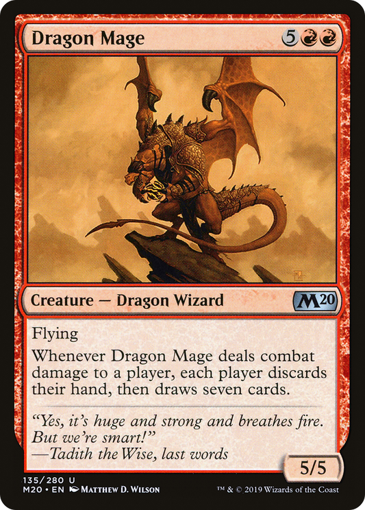 Dragon Mage (M20-135) (Foil)