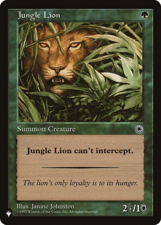 Jungle Lion (LIST-POR-171)
