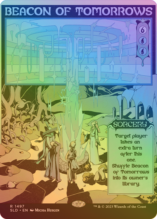 Beacon of Tomorrows (SLD-1497★) (Borderless) (Foil)