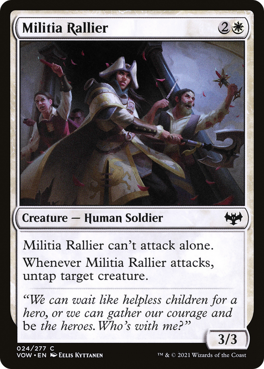 Militia Rallier (VOW-024) (Foil)