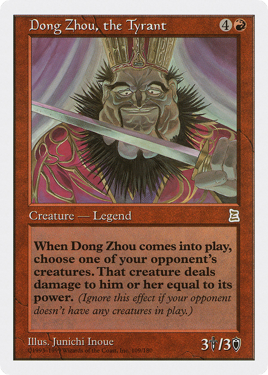 Dong Zhou, the Tyrant (PTK-109)