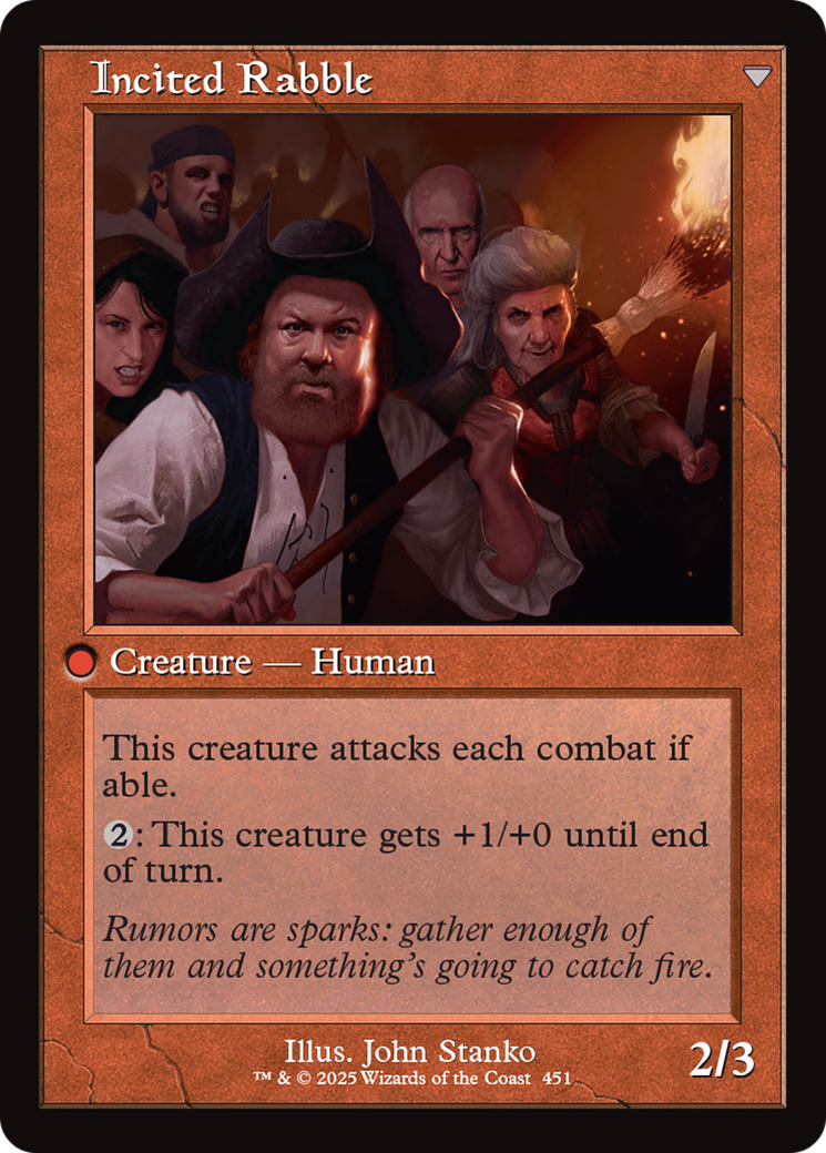 Town Gossipmonger // Incited Rabble (INR-451)