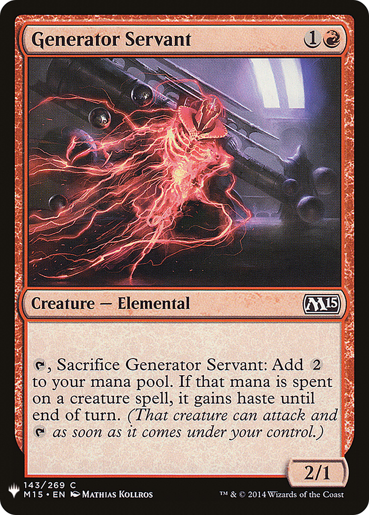 Generator Servant (LIST-M15-143)