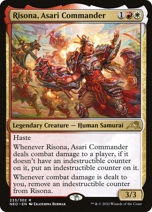Risona, Asari Commander (NEO-233) (Foil)