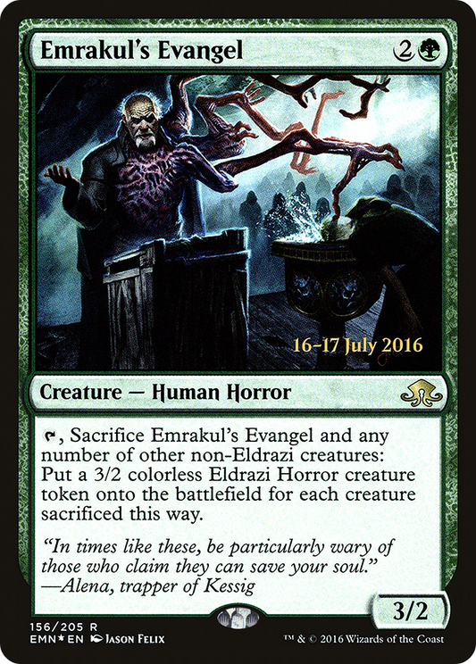 Emrakul's Evangel (PRE-156S) (Foil)