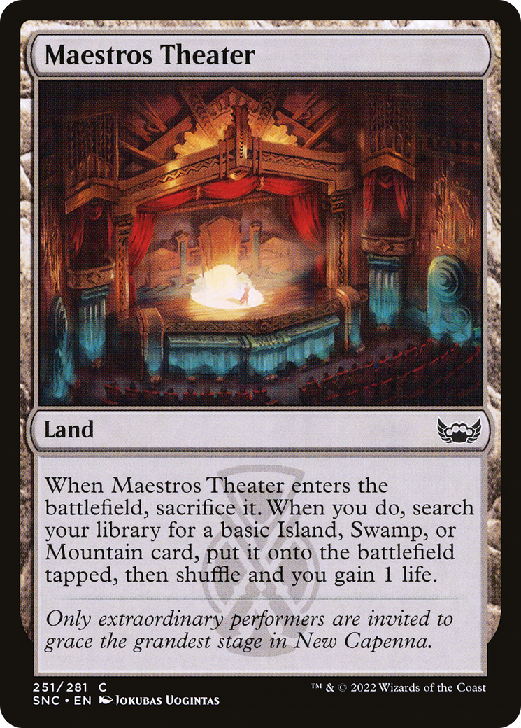 Maestros Theater (SNC-251) (Foil)
