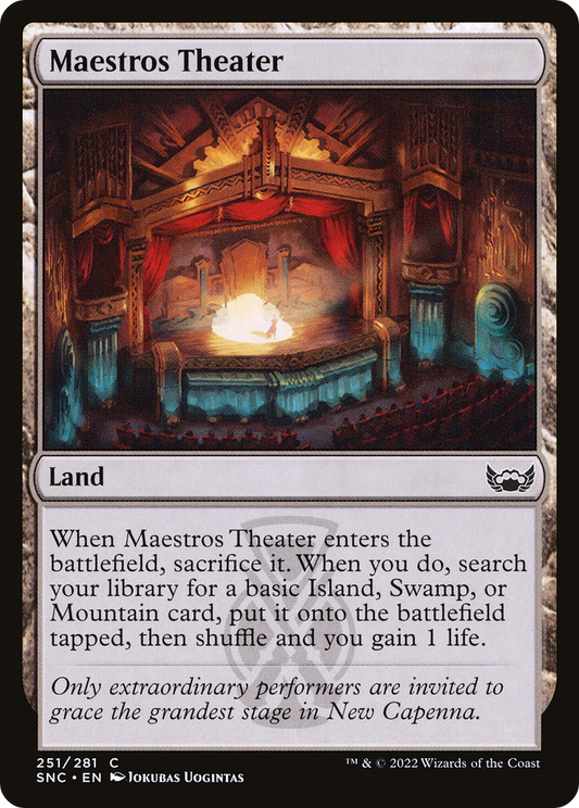 Maestros Theater (SNC-251) (Foil)
