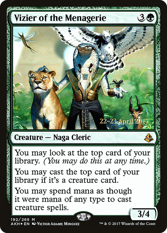 Vizier of the Menagerie (PRE-192S) (Foil)