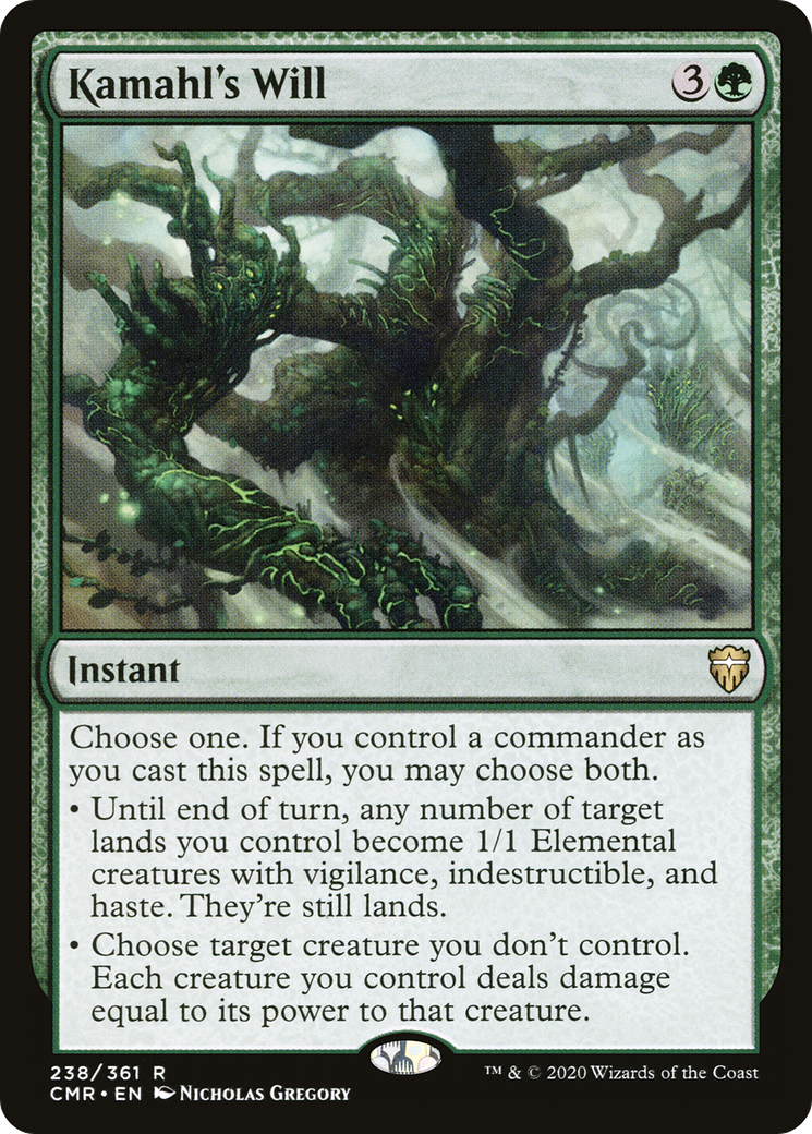 Kamahl's Will (CMR-238) (Foil)