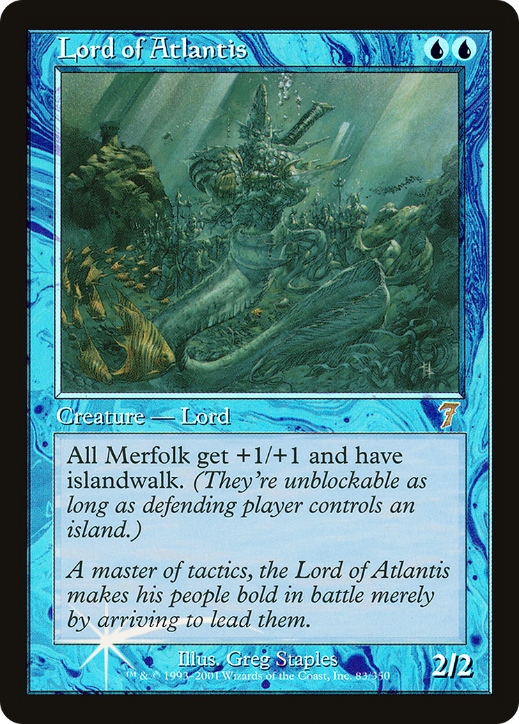 Lord of Atlantis (7ED-83★) (Foil)