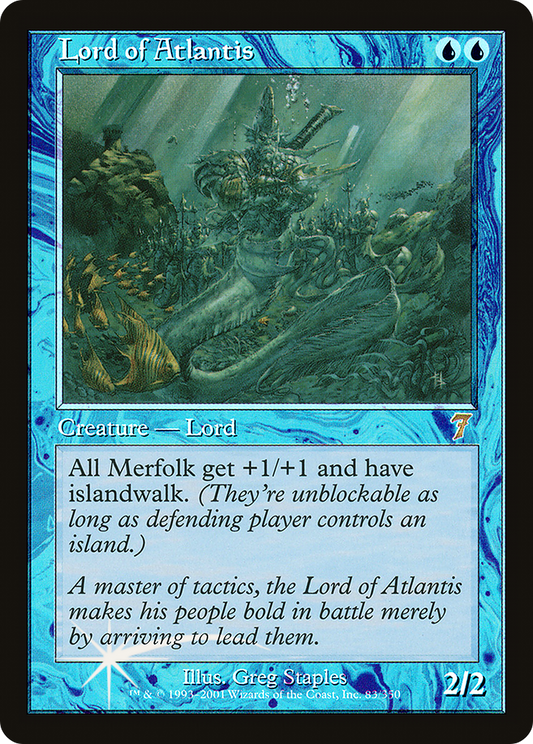 Lord of Atlantis (7ED-083★) (Foil)