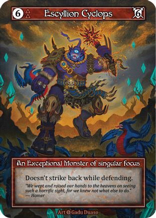Escyllion Cyclops (Foil) [Alpha]