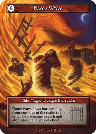 Flame Wave (Foil) [Alpha]
