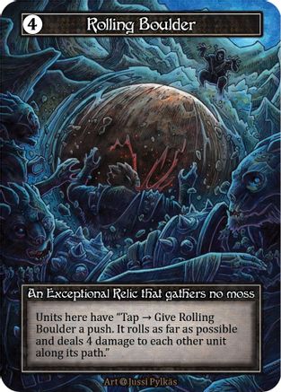 Rolling Boulder (Foil) [Alpha]