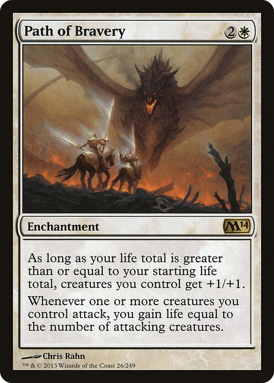 Path of Bravery (M14-026) (Foil)