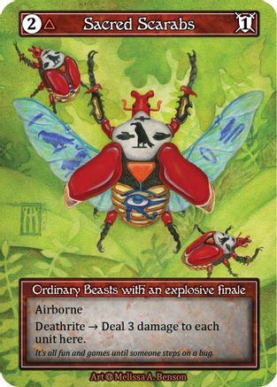 Sacred Scarabs (Foil) [Alpha]
