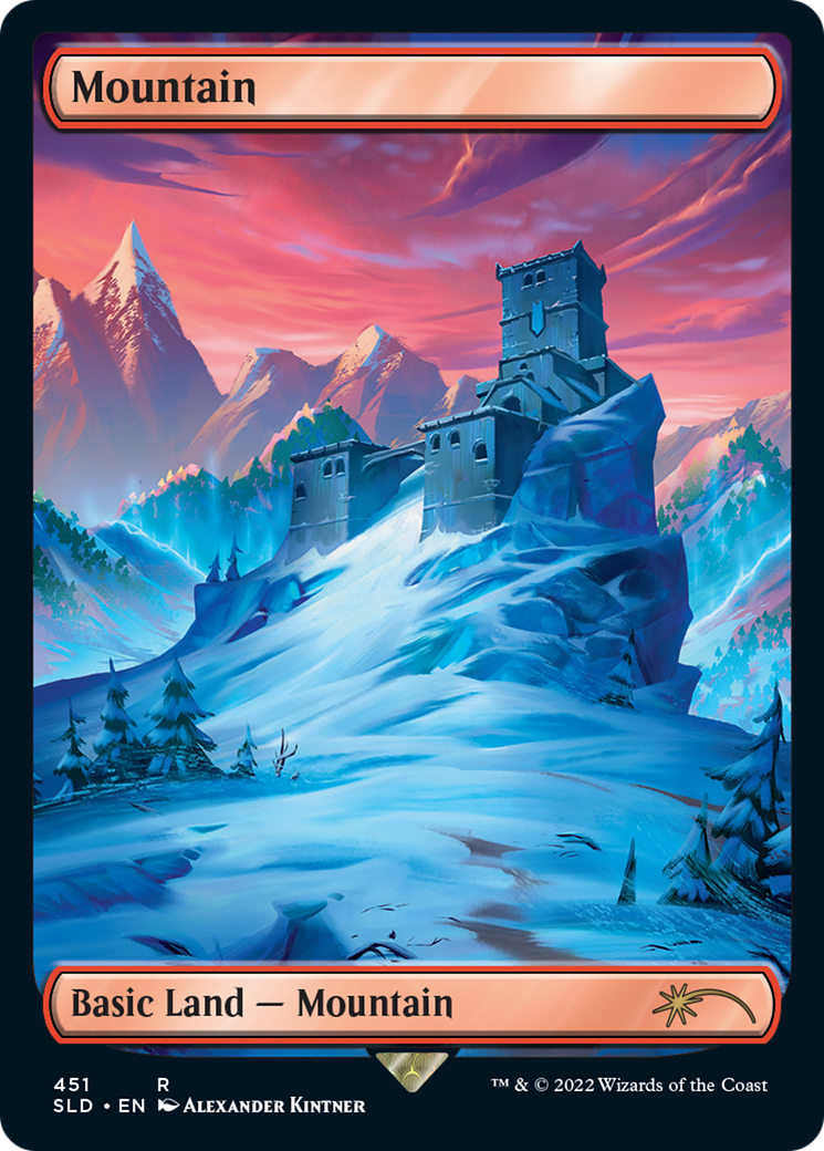 Mountain (SLD-451) (Full Art) (Foil)