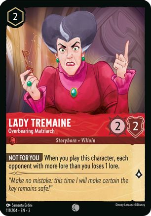 Lady Tremaine - Overbearing Matriarch (2-111) (Cold Foil)
