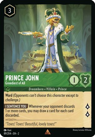 Prince John - Greediest of All (2-089)