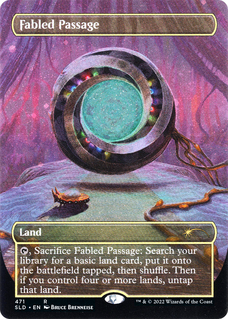 Fabled Passage (SLD-471) (Borderless) (Galaxy) (Foil)