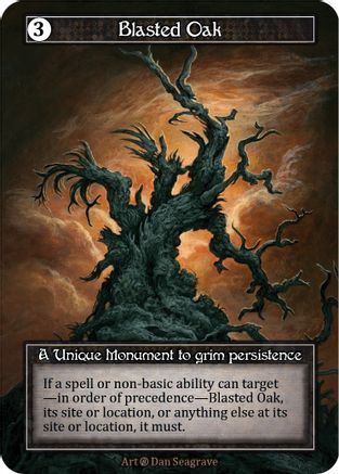 Blasted Oak (Foil) [Beta]
