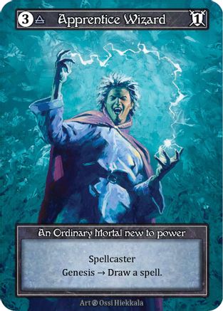 Apprentice Wizard (Foil) [Beta]