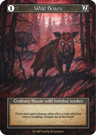 Wild Boars (Foil) [Beta]
