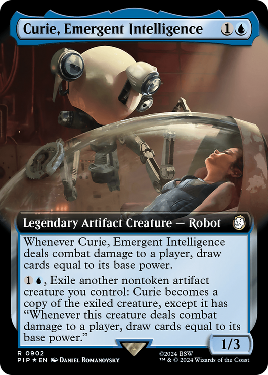Curie, Emergent Intelligence (PIP-902) (Extended Art) (Surge Foil)