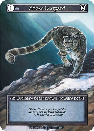 Snow Leopard (Foil) [Beta]