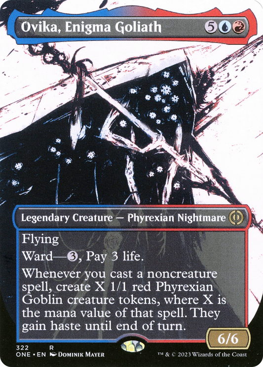Ovika, Enigma Goliath (ONE-322) (Showcase) (Borderless) (Foil)