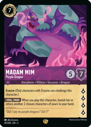 Madam Mim - Purple Dragon (2-047) (Cold Foil)