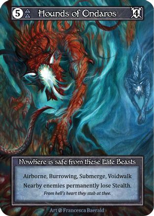 Hounds of Ondaros (Foil) [Beta]