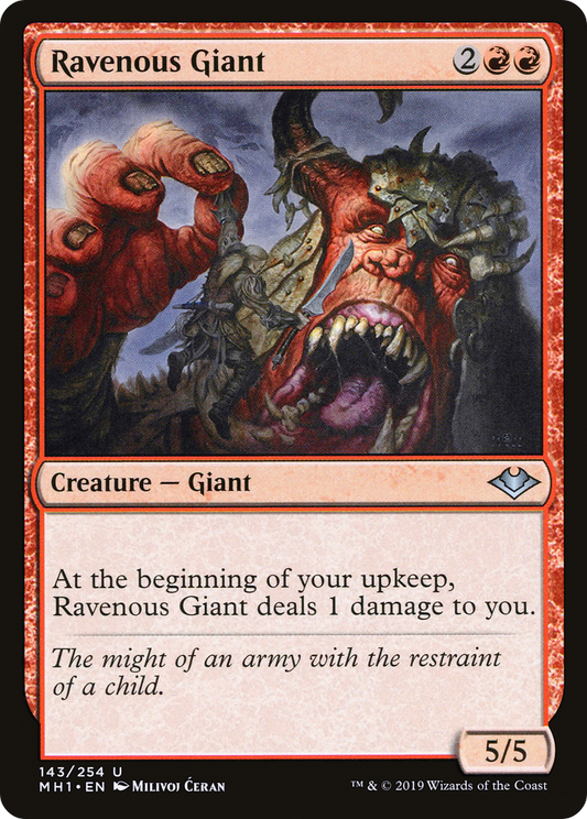 Ravenous Giant (MH1-143) (Foil)