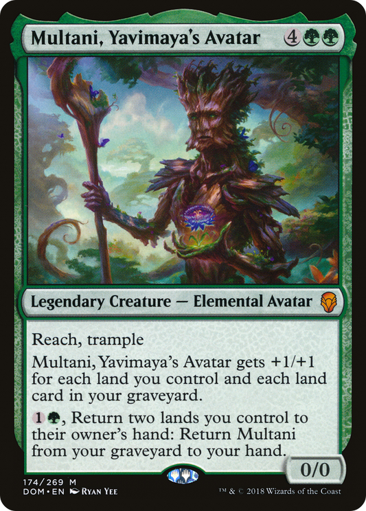 Multani, Yavimaya's Avatar (DOM-174) (Foil)