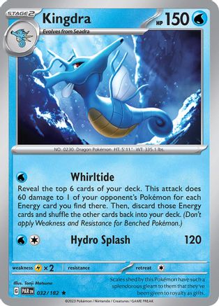 Kingdra (PAR-032) (Reverse Holofoil)