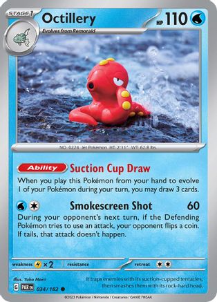 Octillery (PAR-034) (Reverse Holofoil)