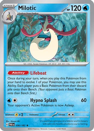 Milotic (PAR-036) (Reverse Holofoil)
